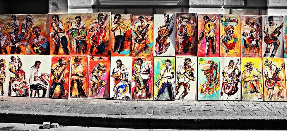 Arte de calle en Cartagena