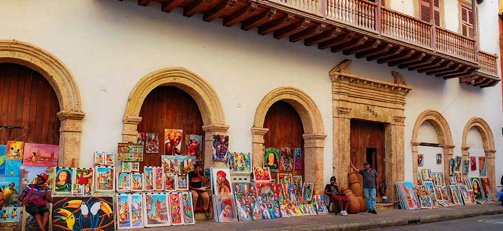 Street vendors Cartagena Street vendors Cartagena