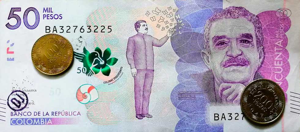 Colombian money Colombian money
